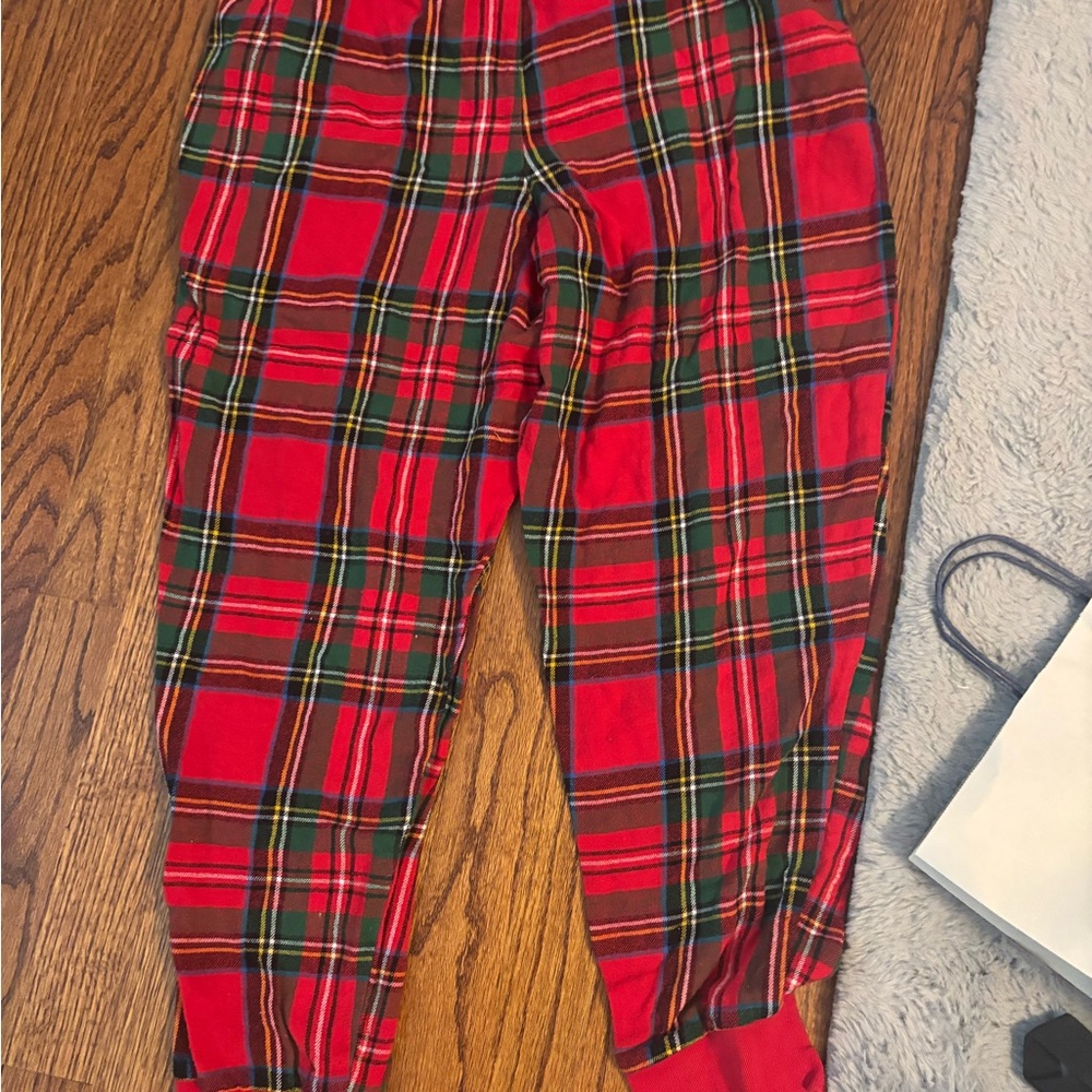 Red Plaid Pajama Pants